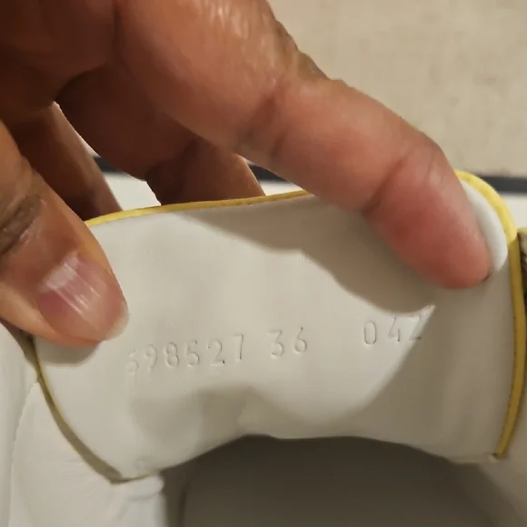 Gucci Yellow Sneakers Vibrant Low-Top Design - Picture 5 of 8